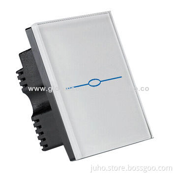 1-gang Intelligent Touch and Light Switch with LED Indicator, EU Touch Wall Switch